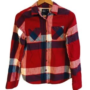 American Eagle Outfitters Plaid Shirt Size 6 Small